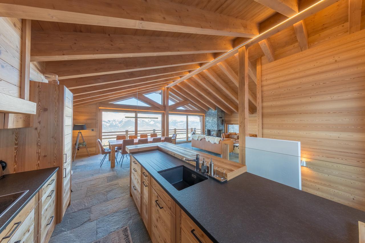 Oak Tree Chalet - On The Ski Slope - Luxury! Nendaz Luaran gambar