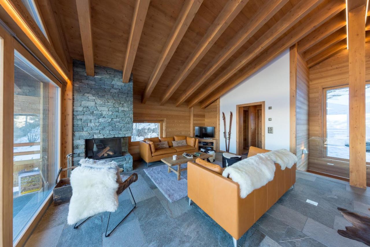 Oak Tree Chalet - On The Ski Slope - Luxury! Nendaz Luaran gambar