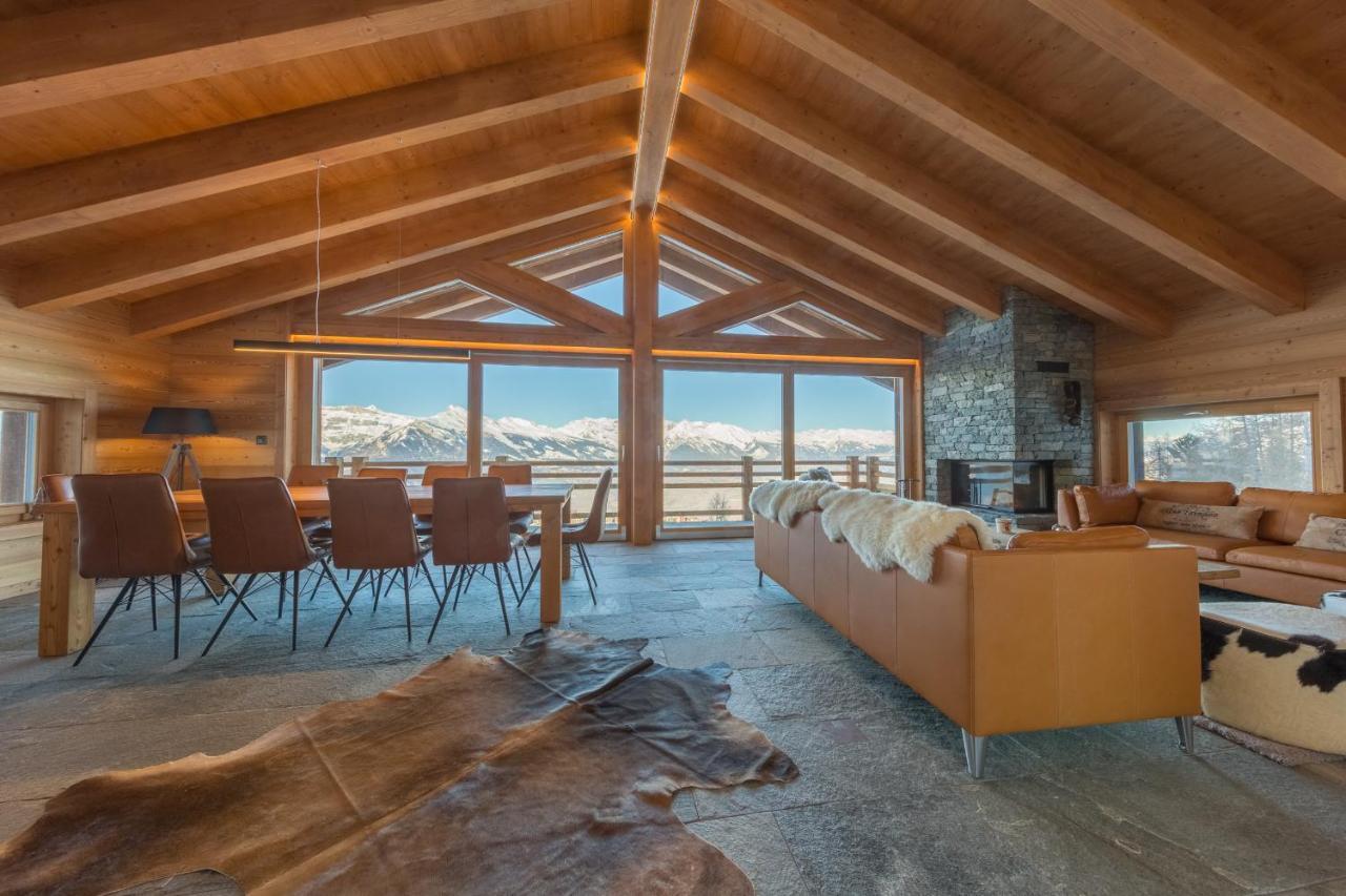 Oak Tree Chalet - On The Ski Slope - Luxury! Nendaz Luaran gambar