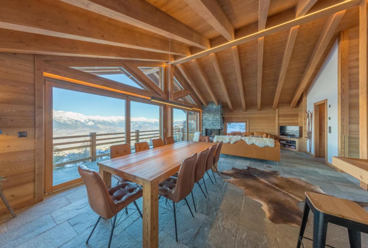 Oak Tree Chalet - On The Ski Slope - Luxury! Nendaz Luaran gambar